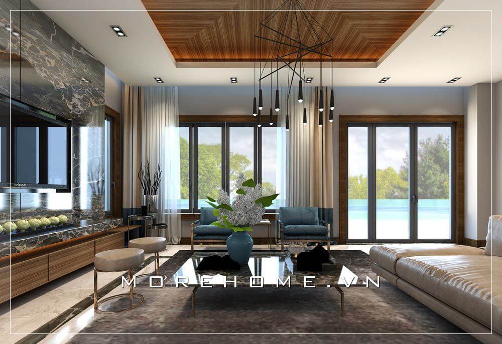 bàn trà mặt đá